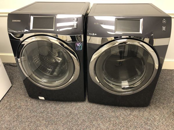 Samsung Wifi Touch Screen Front Load Washer Dryer Set For In Samsung Wifi Touch Screen Front Load Washer Dryer Set