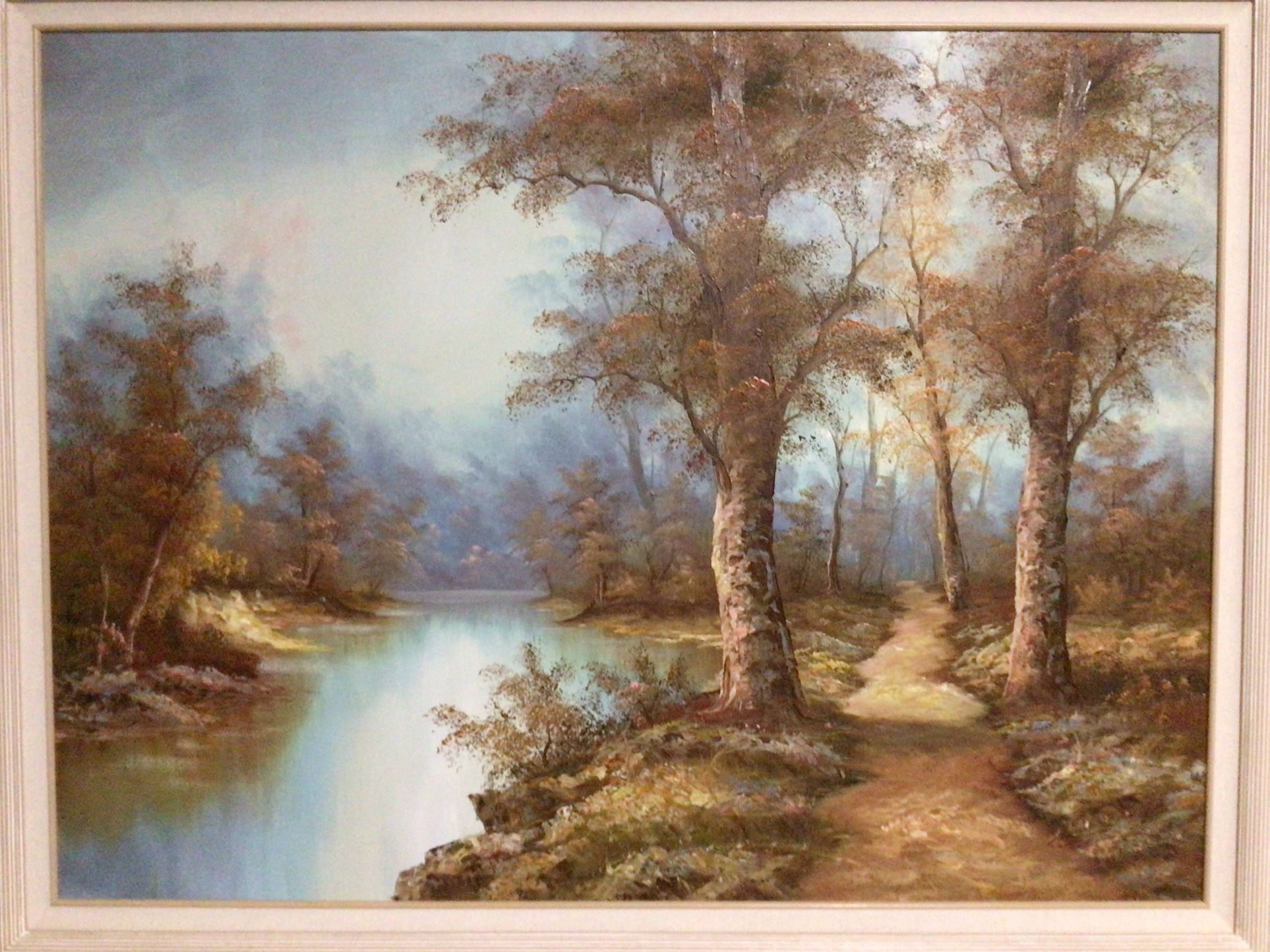Vintage Oil Painting By I.Cafieri