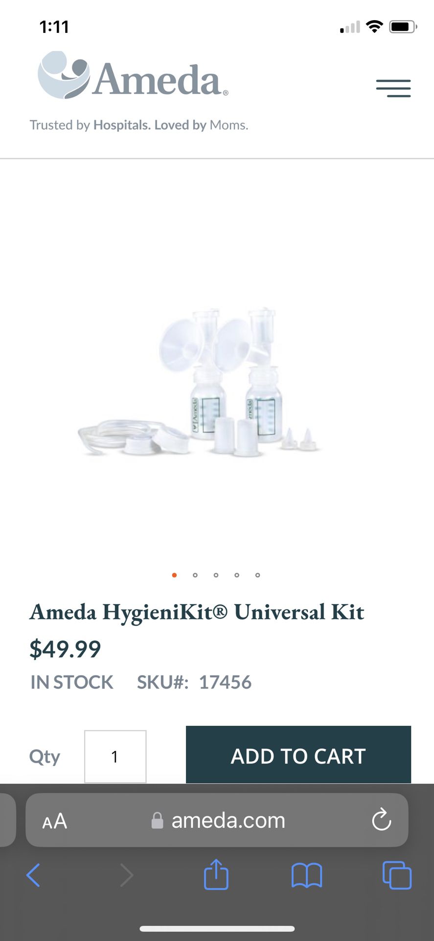 Ameda HygieniKit Universal Kit