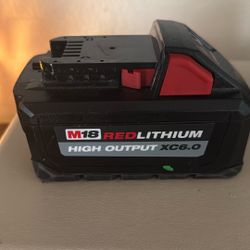 Milwaukee 6.0 Battery 