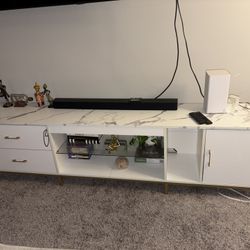 Wayfair TV Stand 75 Inch Tv PS5 Compartment