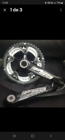 FSA Gossamer Mid-Compact Gravel-Road-Cross Crankset 172.5mm 46 36 10/11s BB30