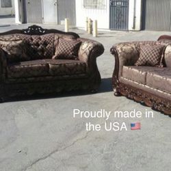 $1399 Brand New Sofa And Loveseat Set Made In The USA 🇺🇸 (Read Description Below)