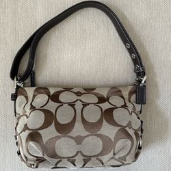 Brown Coach Shoulder Bag Purse