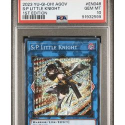 PSA 10, S:P Little Knight Yu-Gi-Oh! Age Of Overlord.