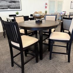 5pc Counter Height Dining Table - Free Delivery 