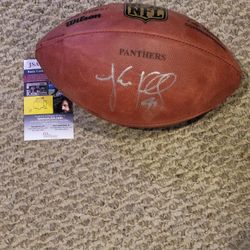 Luke Keuchly Autographed Signed Football 