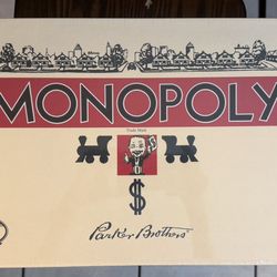 Monopoly Deluxe 1st edition Reproduction 