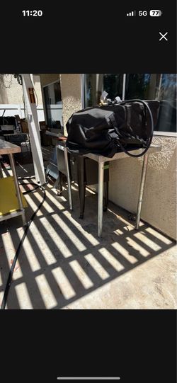 Stainless steel table