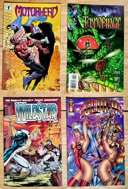 Lot of 4 Vintage Comic Books 1990s