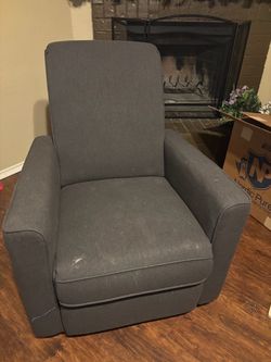 Nursery rocker/glider chair
