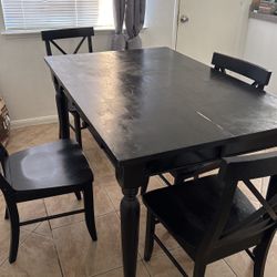 Black Dining Table