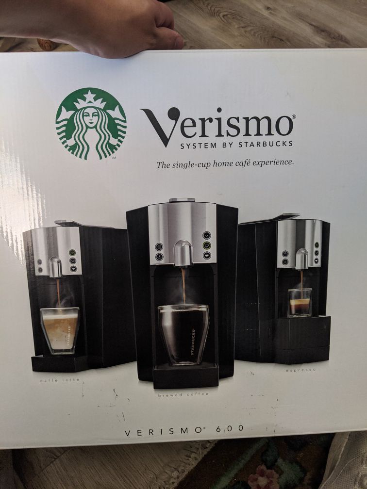 Verismo 600 Starbucks coffee espresso machine pod system