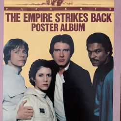Star Wars 1981 Luke Skywalker, Leia, Han And Lando TESB Poster Album