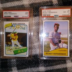 Ricky Henderson  PSA 9 Graded Rookies