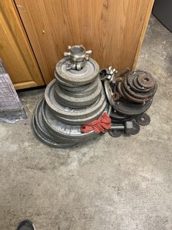 Two Weight Sets With Stands