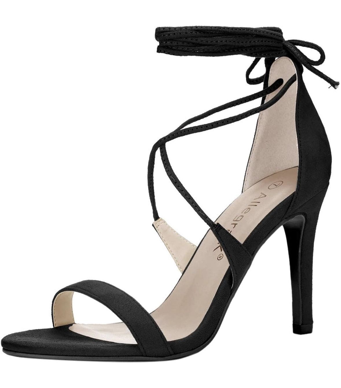 Lace Up Stiletto Heels