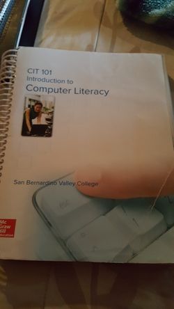 CIT 101 Introduction to Computer Literacy