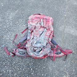 Red And Gray Osprey Hiking Pack Variant 52
