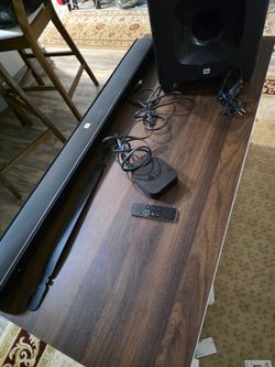 Complete Home Theater Setup — 60" Vizio TV + JBL Soundbar & Sub + Apple TV 4K + Corner Mount