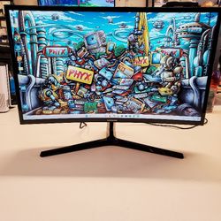 27" Samsung C27F396FHN 1080P Monitor - 091WHCNW608019R $140