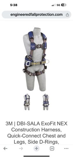 Safety Harness 3M™ DBI-SALA® ExoFit™ NEX™ Safety Harness 