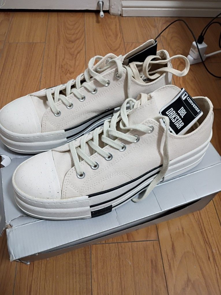 Rick Owen Cream Converse New