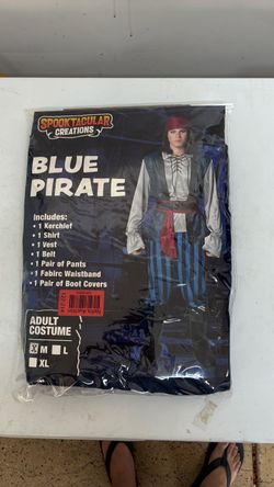 Spooktacular Creations Blue Pirate Adult Costume