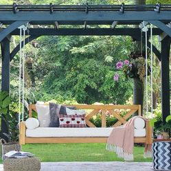 Outdoor Swing Sofa With Cushions NEW 