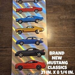 CLASSIC MUSTANG GARAGE SIGN 