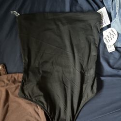 Black & Brown Tube Top Body suits 