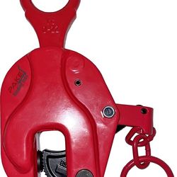 Pake Handling Tools Vertical Plate Clamp with Lock Handle, 2200 lb Working Load(PAKPC01)