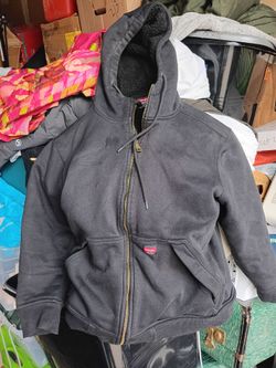 Wrangler Sherpa-Lined Hooded Work Jacket