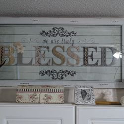 Blessed Shadowbox Art 