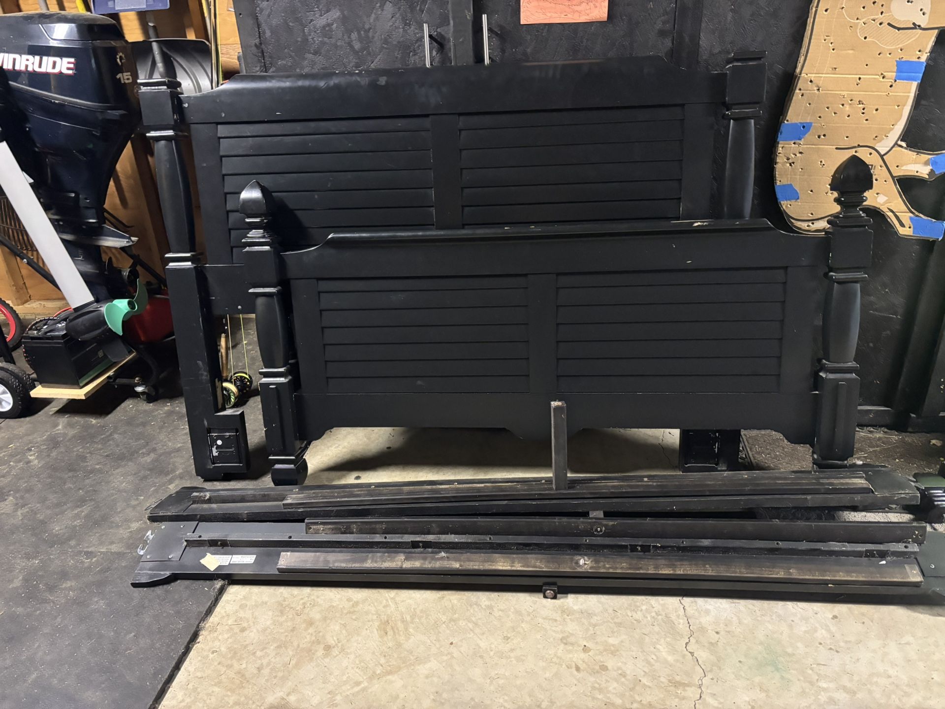 Queen Size Bed Frame -Black