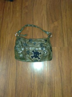 Green Camo Skull Purse