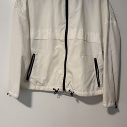 Love Tree White Windbreaker Jacket – Size S