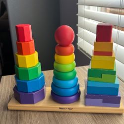 Melissa And Doug Woden Shape Puzzle