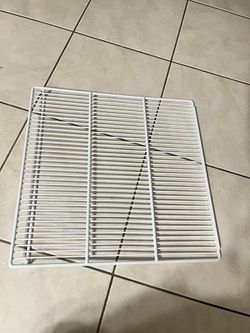 Set of 2 Commercial Freezer and Refrigerator Replacement Shelves (22" x 22") - Adjustable Utility Steel Wire Metal Shelf - Commercial Refrigerator She