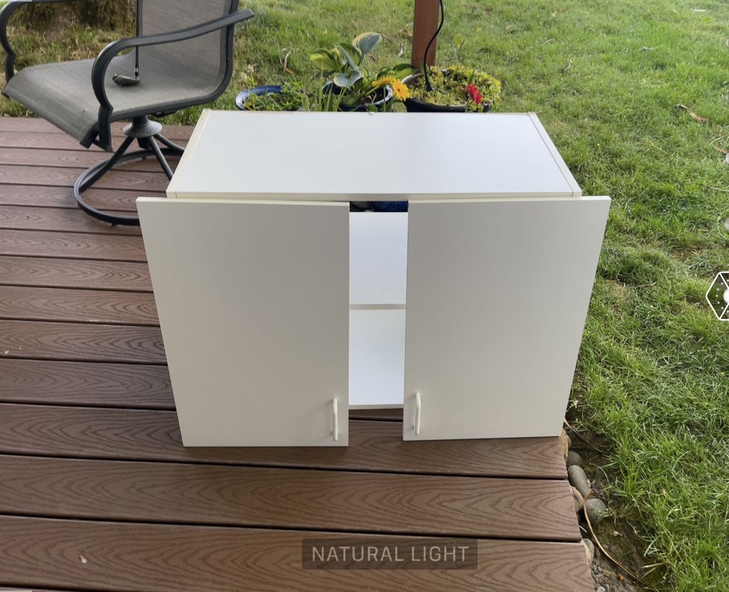 White Garage Cabinet