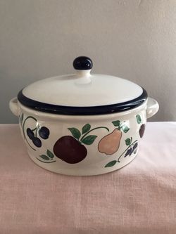 Princess House Orchard Medley Covered Serving Bowl