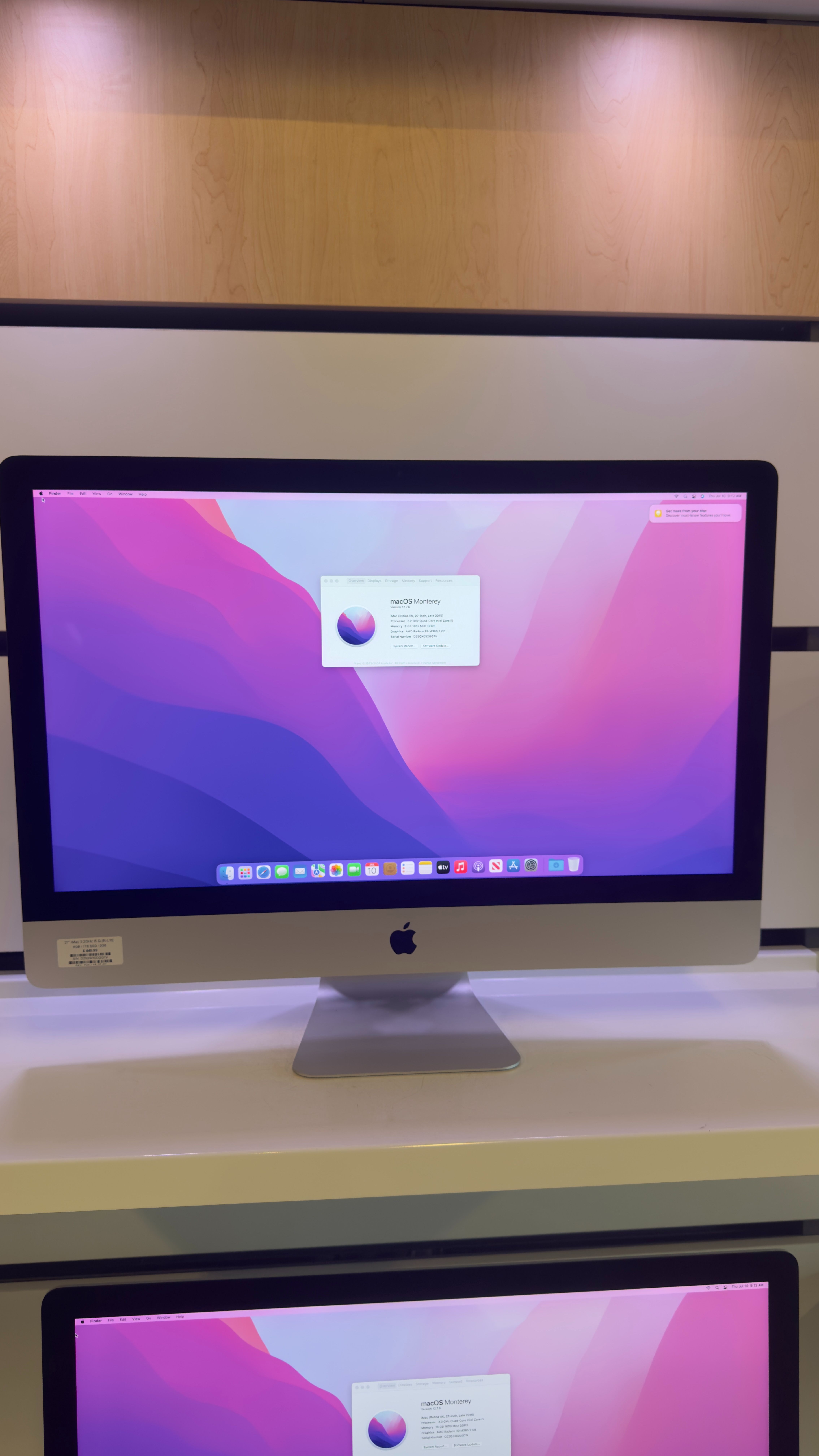 🖥️ 27" Apple iMac (Late 2015) | 3.2GHz i5 Quad | 8GB RAM | 1TB SSD | 2GB GPU