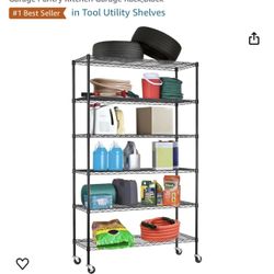 6 Tier Adjustment Metal Shelf 