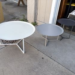 3 Metal Tables