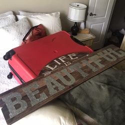 Pier1 life is beautiful sign