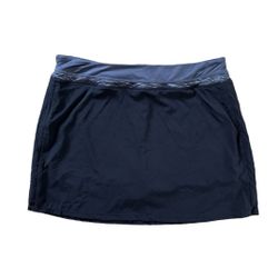 Tangerine Womens XXL Activewear Skirt Skort Black Gray Built In Shorts