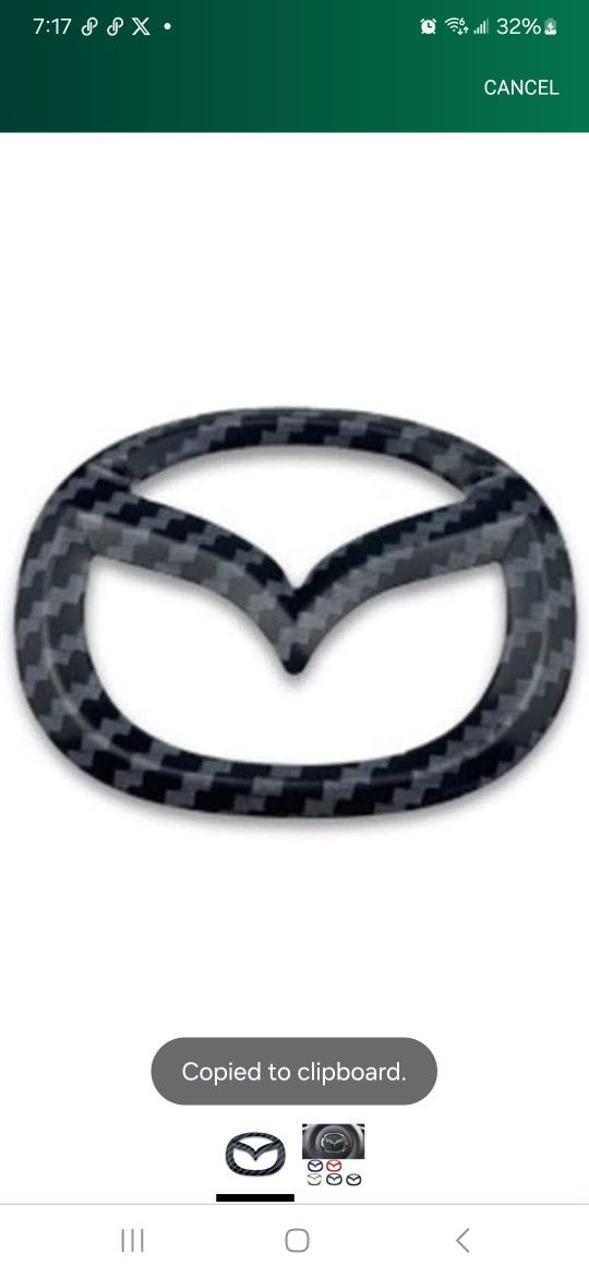 Car Emblems Sticker for Mazda, Front Bonnet Trunk Logo Badge Decal, Self Adhesive Emblem Sticker, Body Styling Accessories,E