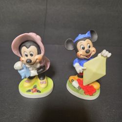 Mickey And Minnie Figurines
