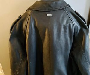 Adidas Slvr (luxury European Line ) Jacket Lamb Skin Medium  Leather 