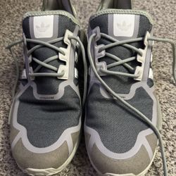 Adidas grey NMD sneakers
